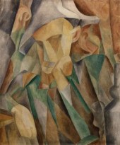 Abstract figure with muted colors