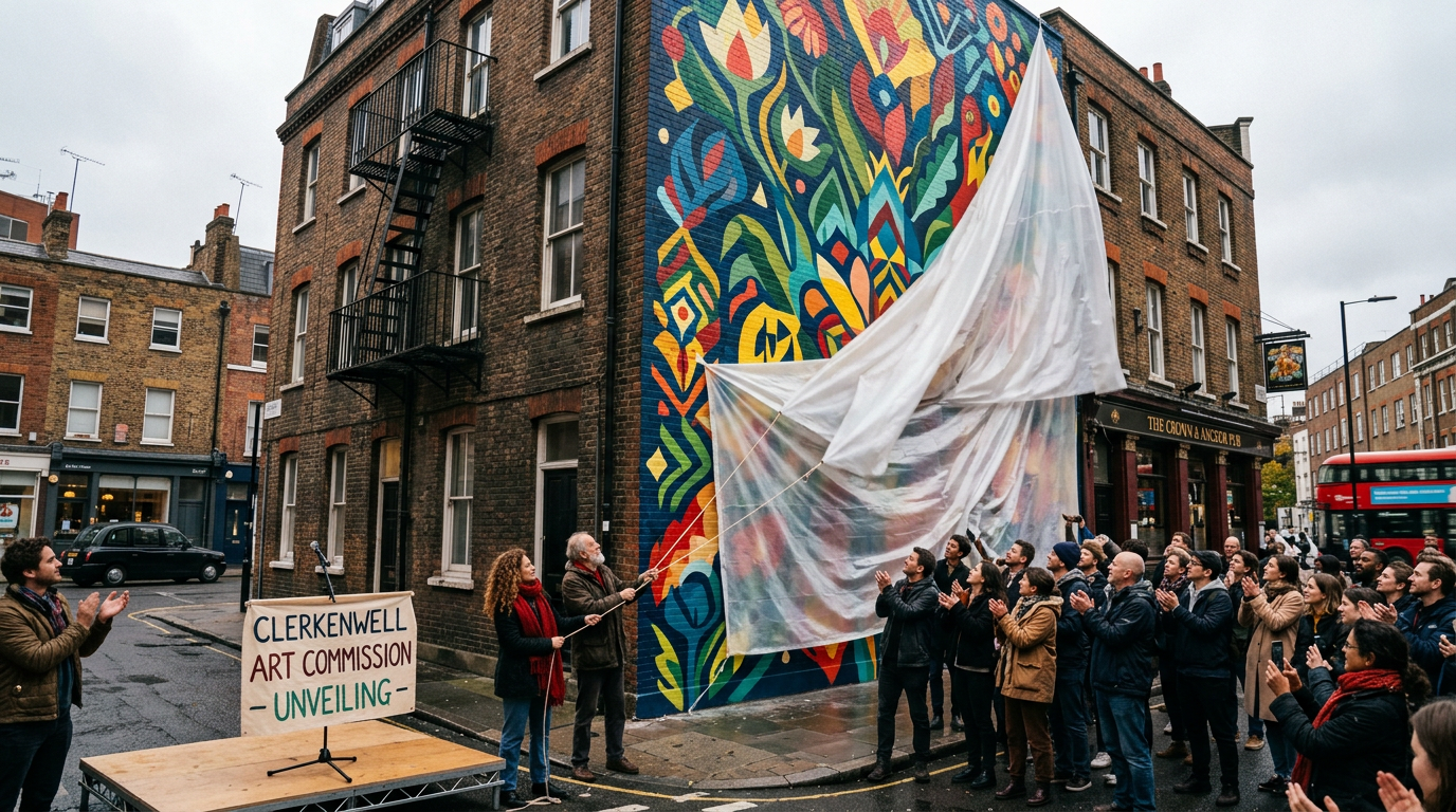 Quentin Blake Unveils New Mural at Illustration Centre