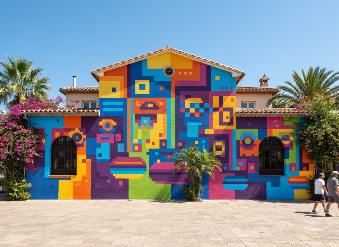 Lorenzo Masnah’s CryptoPunks Mural Anchors Culture Collective at Hï Ibiza