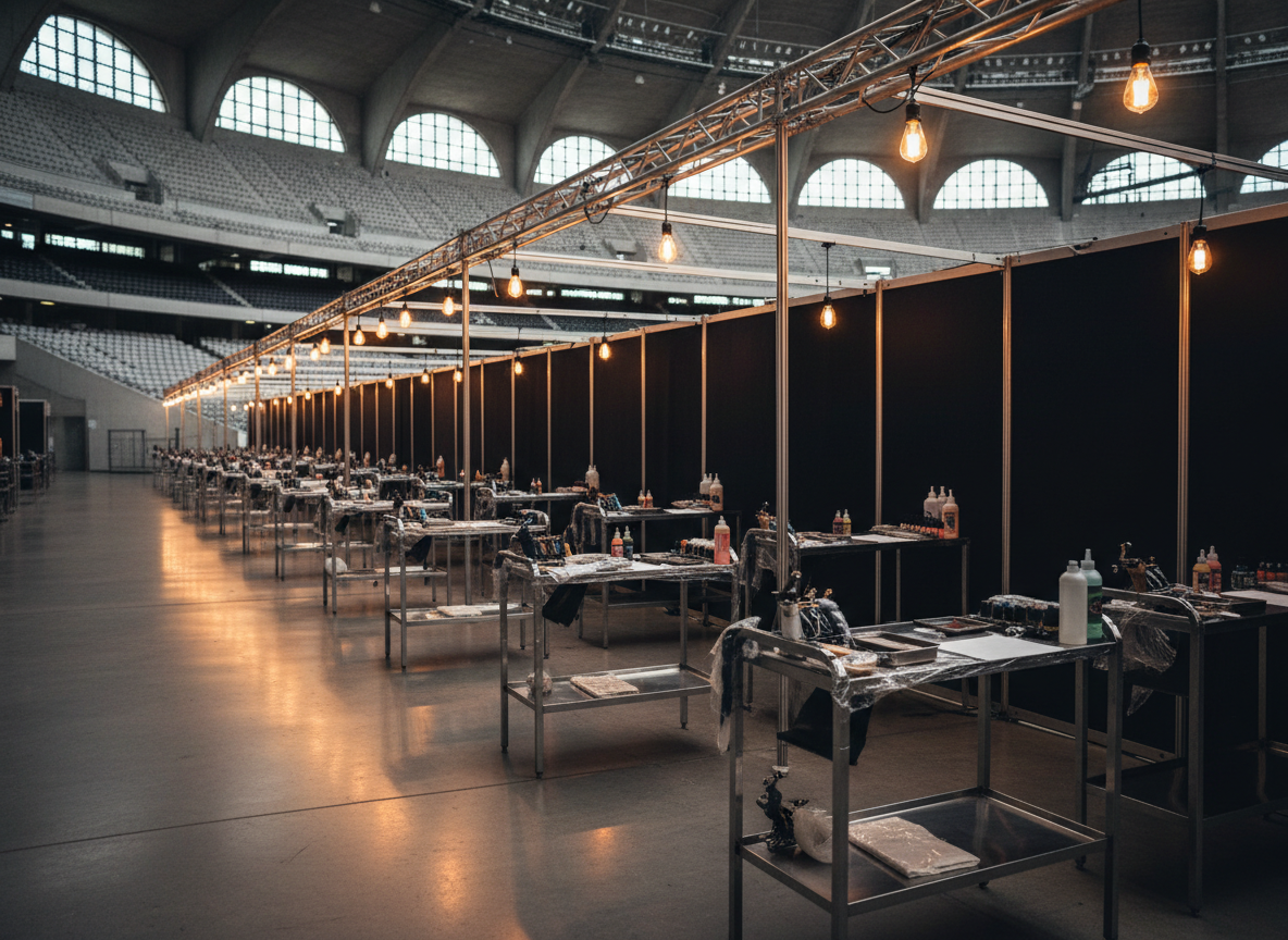 13th Warsaw Tattoo Convention Closes Sunday at Legia Stadium