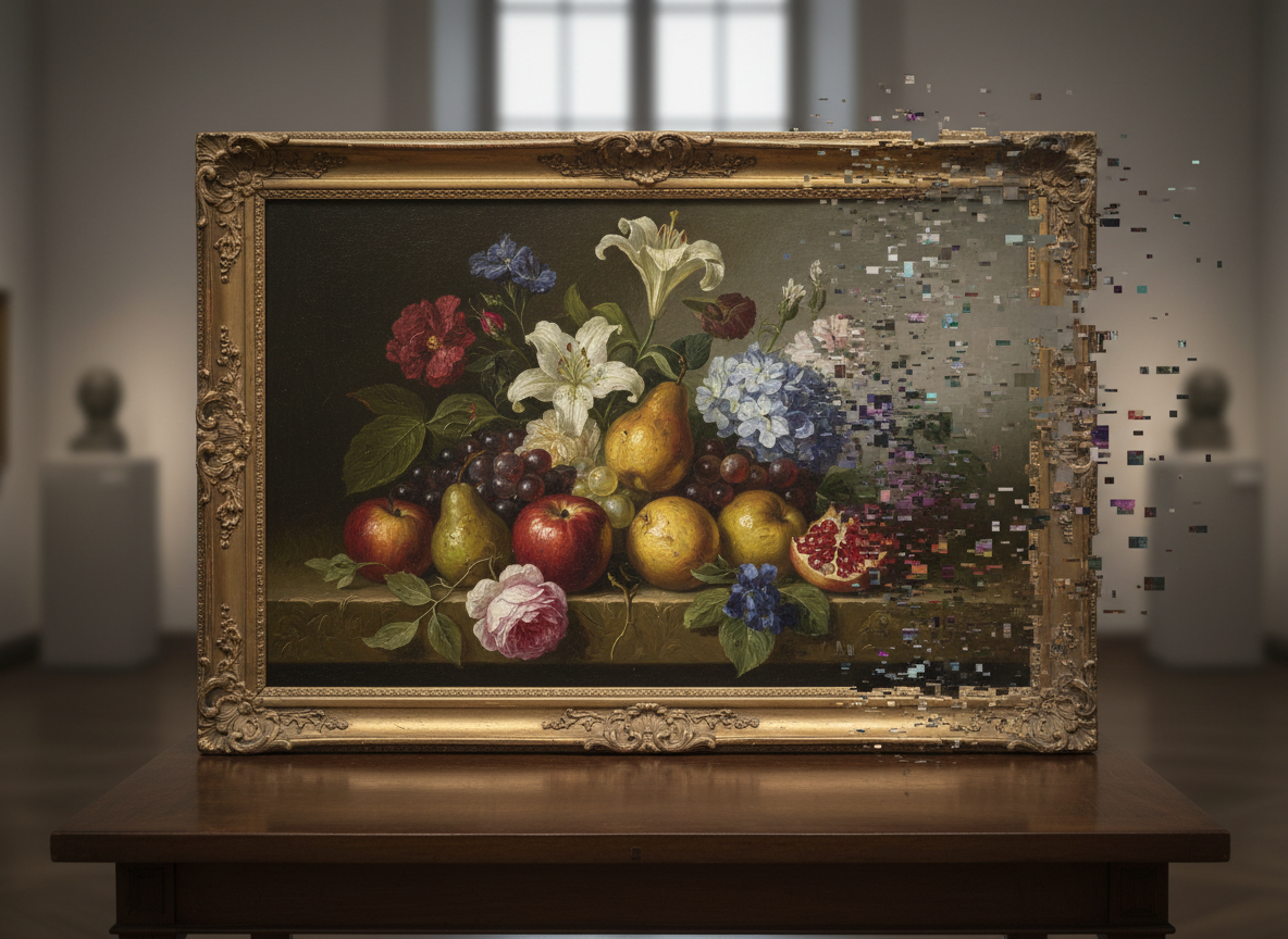 Obvious Marks Edmond de Belamy’s Anniversary With Still Lifes on SuperRare